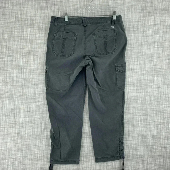 Eddie Bauer Womens Size T6 cargo crop pants 0461 - Picture 2 of 10
